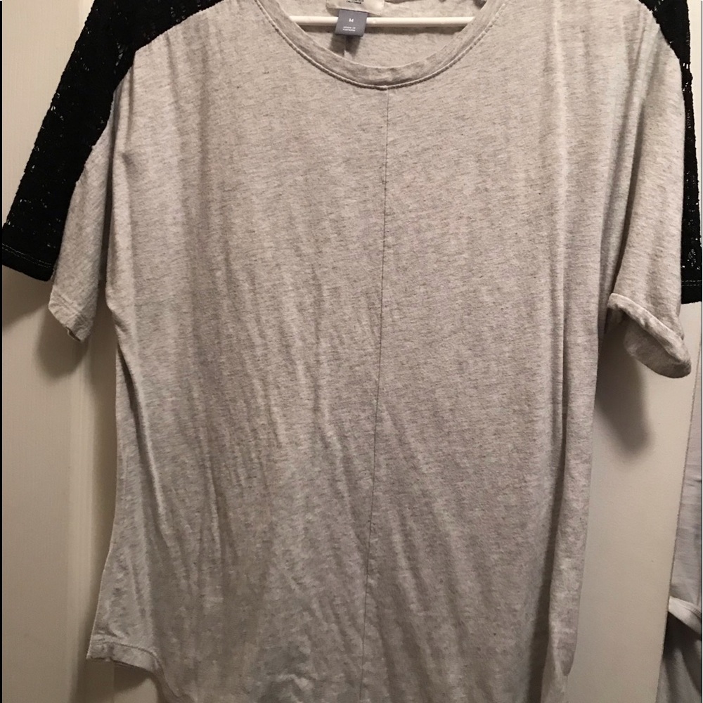 Black and gray top